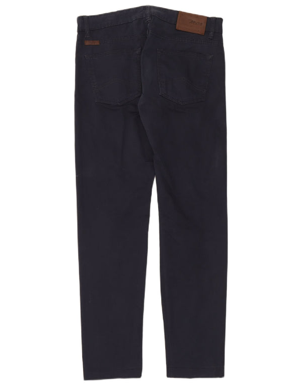 Pantaloni casual slim da uomo Marlboro Classics W32 L31 Blu navy