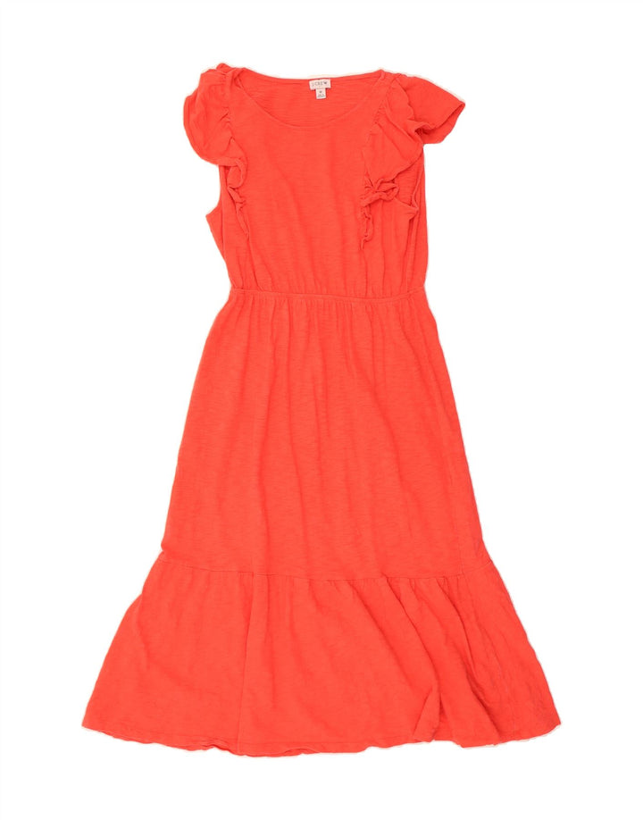 J. CREW Womens Maxi Dress UK 14 Medium Red Vintage J. Crew and Second-Hand J. Crew from Messina Hembry 
