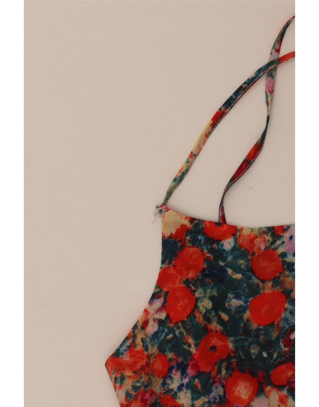 Oasis Womens Cami Top UK 10 Small Multicoloured Floral Polyester
