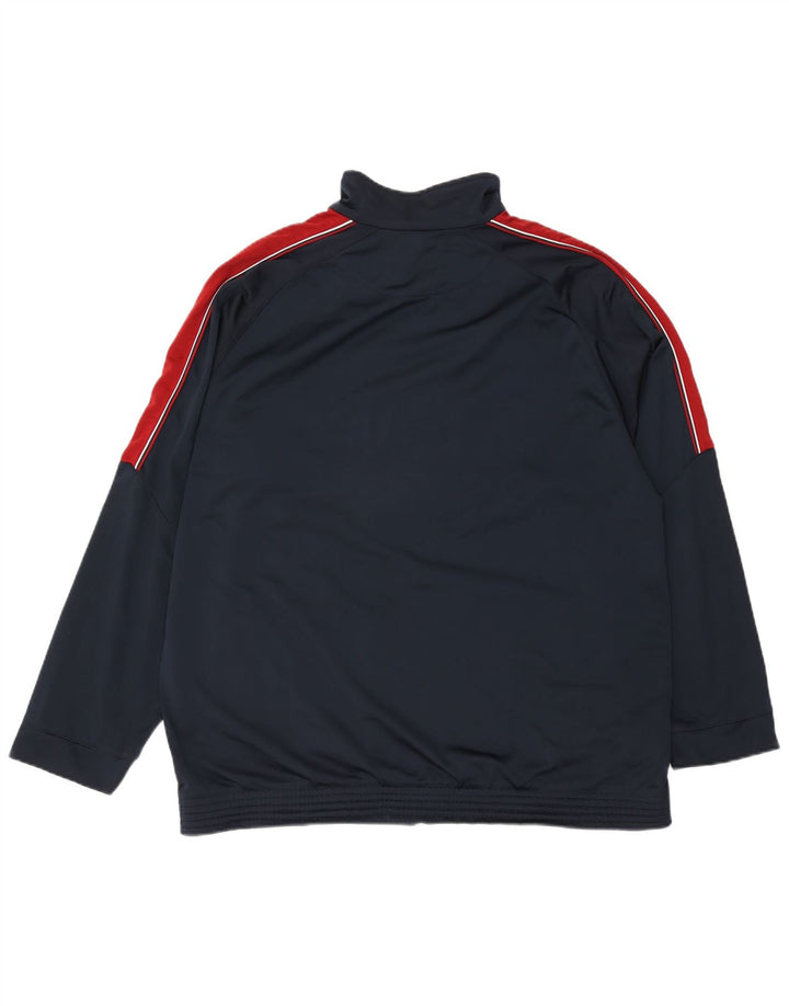 Reebok Mens Tracksuit Top Jacket XL Navy Blue Colourblock