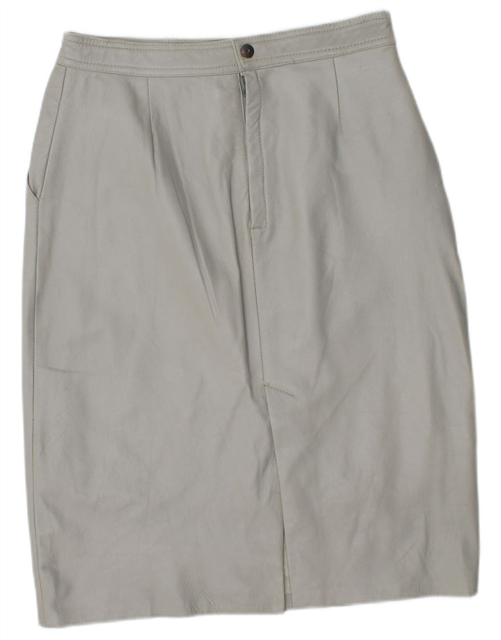 jupe crayon femme vintage W28 gris moyen