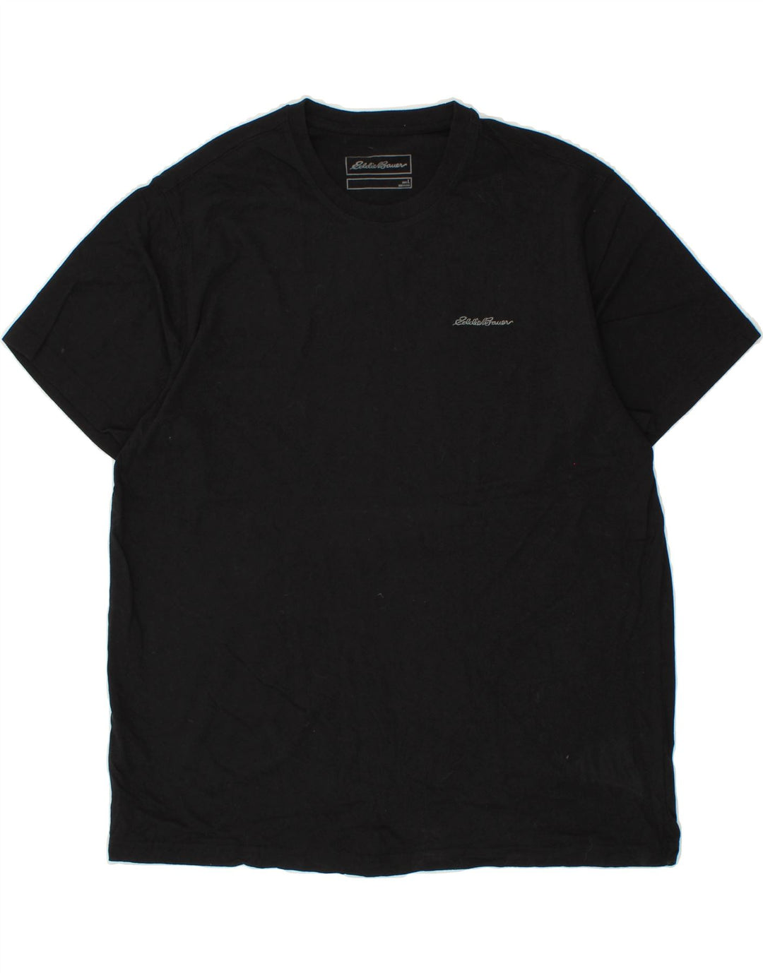EDDIE BAUER Mens T-Shirt Top Large Black Cotton Vintage Eddie Bauer and Second-Hand Eddie Bauer from Messina Hembry 