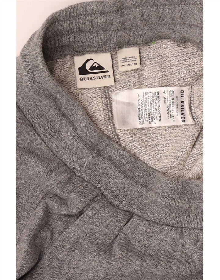 Quiksilver Womens Tracksuit Trousers Joggers Medium Grey Cotton