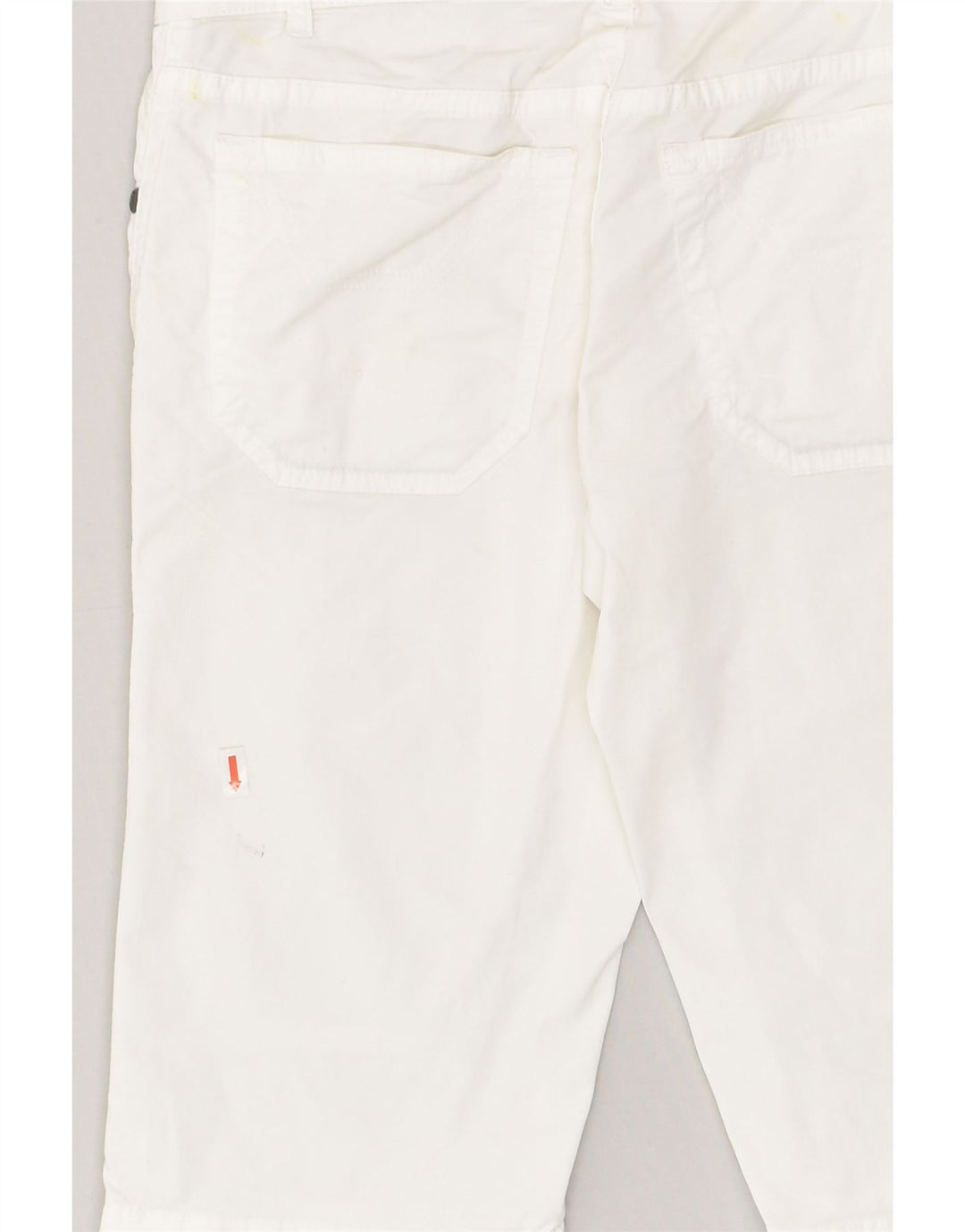 JECKERSON Womens Bermuda Shorts W27 Small White Cotton | Vintage Jeckerson | Thrift | Second-Hand Jeckerson | Used Clothing | Messina Hembry 