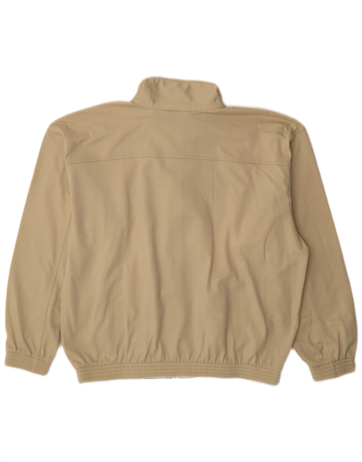 Champion Mens Loose Fit Tracksuit Top Jacket Medium Beige Polyester