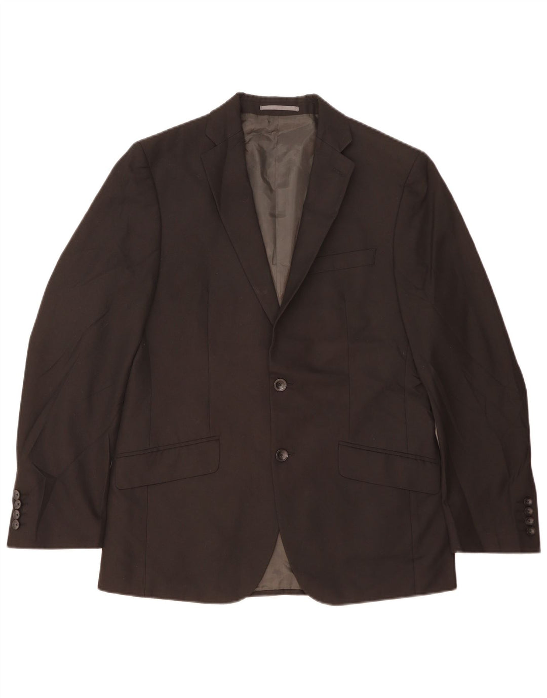 Marks & Spencer Herre 2-knaps blazerjakke UK 38 Medium Sort Polyester