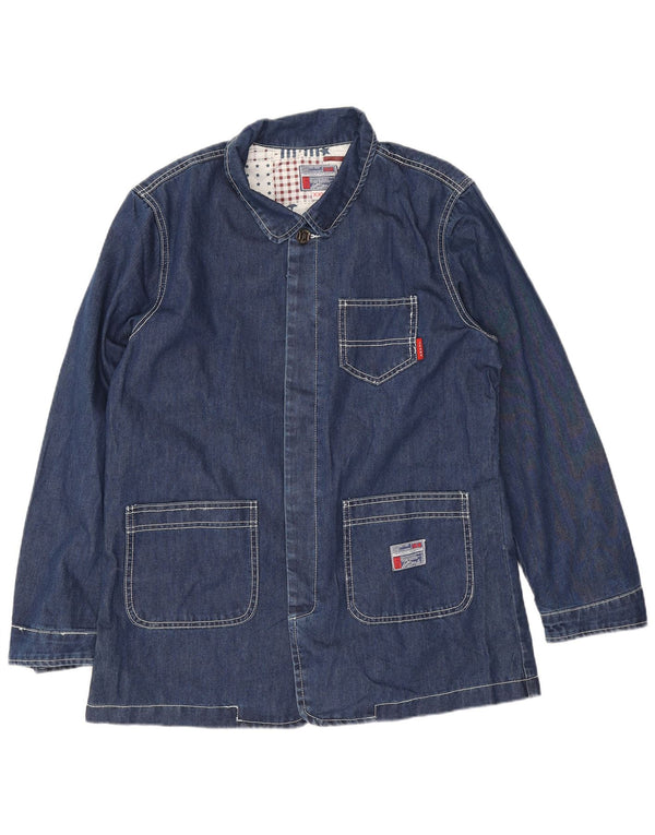 Vintage férfi farmer dzseki UK 44 2XL kék