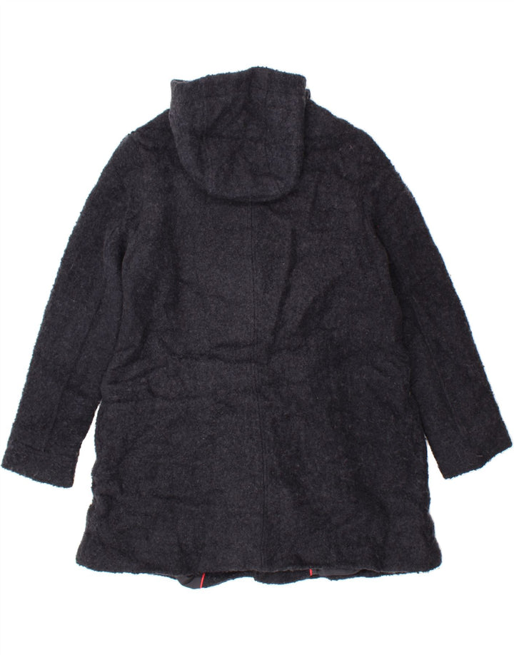 BODEN Womens Hooded Overcoat UK 14 Medium Navy Blue Acrylic Vintage Boden and Second-Hand Boden from Messina Hembry 