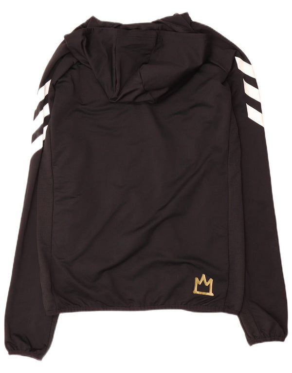Adidas Salah Veste de survêtement à capuche pour garçon 13-14 ans Noir Colourblock