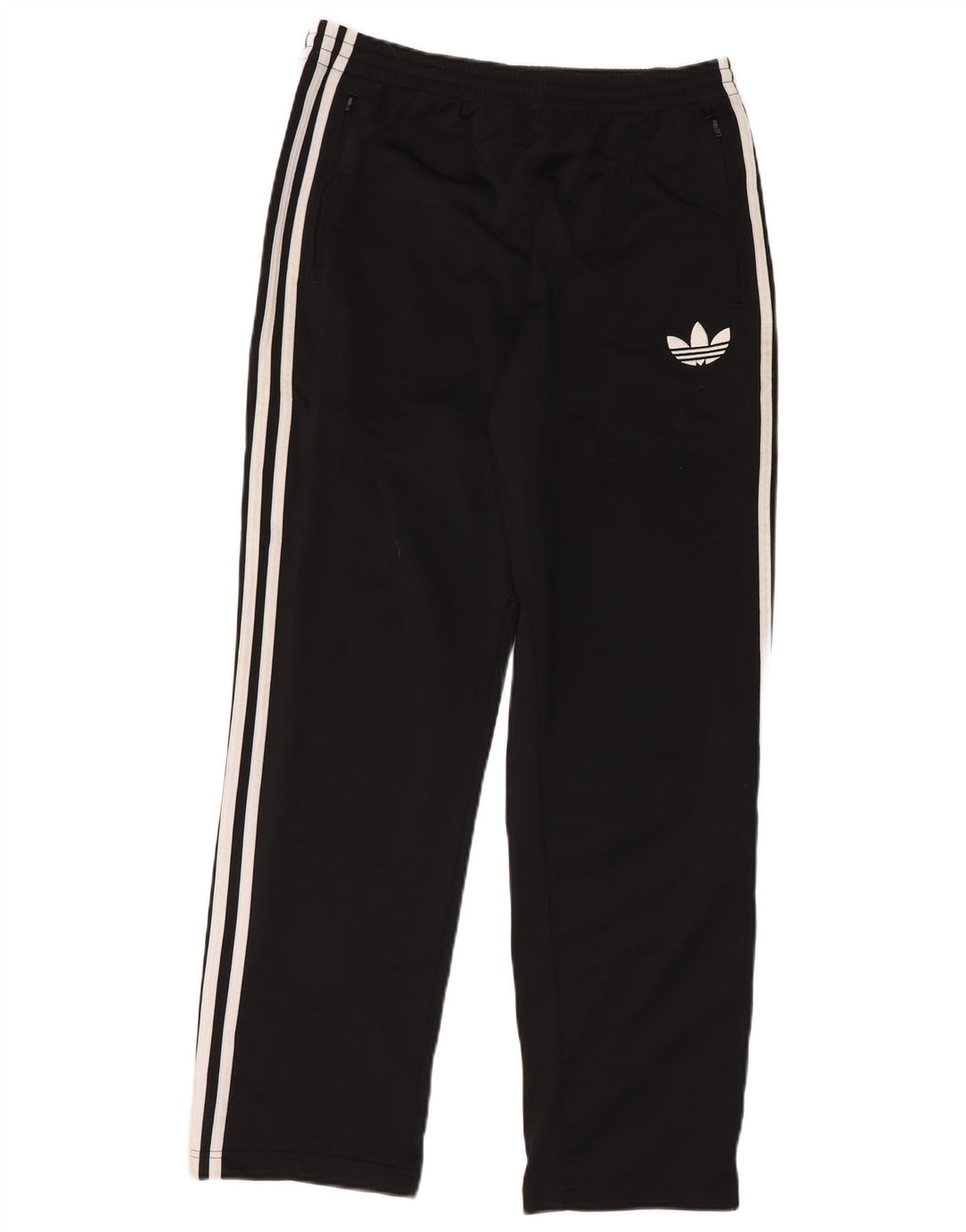 Adidas Mens Tracksuit Trousers Medium Black Polyester