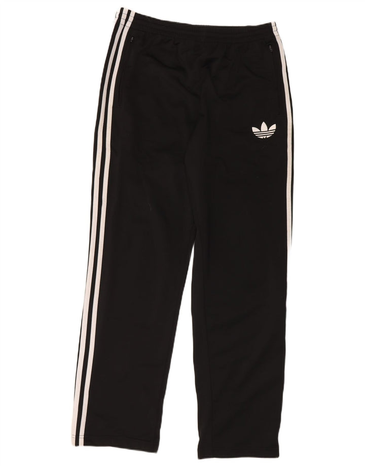 Adidas Mens Tracksuit Trousers Medium Black Polyester