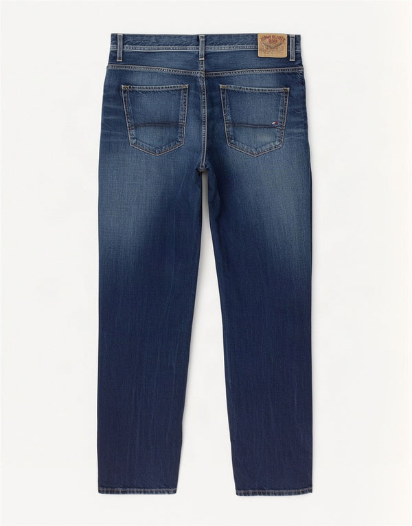 Tommy Hilfiger Vaqueros rectos de corte regular Ryder para hombre W30 L32 Algodón azul
