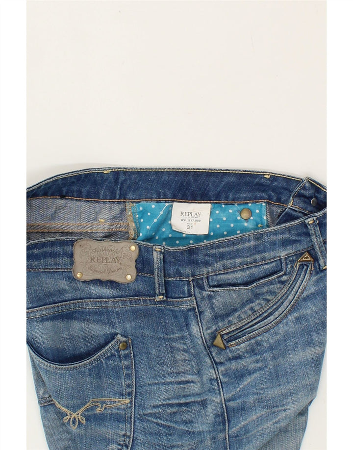 REPLAY Womens Slim Jeans W31 L27  Blue Cotton Vintage Replay and Second-Hand Replay from Messina Hembry 
