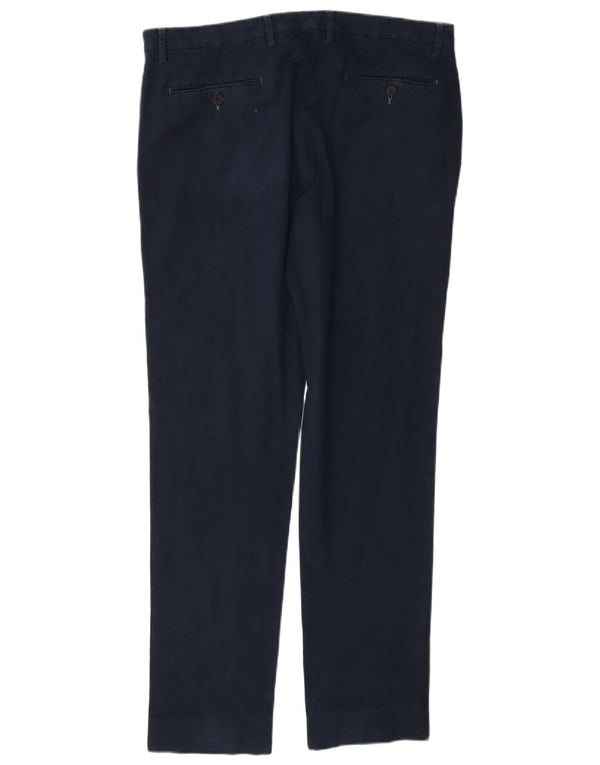 Reiss Mens Slim Chino nadrág W34 L31 sötétkék pamut