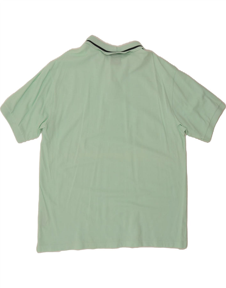DIADORA Mens Polo Shirt 2XL Green Cotton Vintage Diadora and Second-Hand Diadora from Messina Hembry 