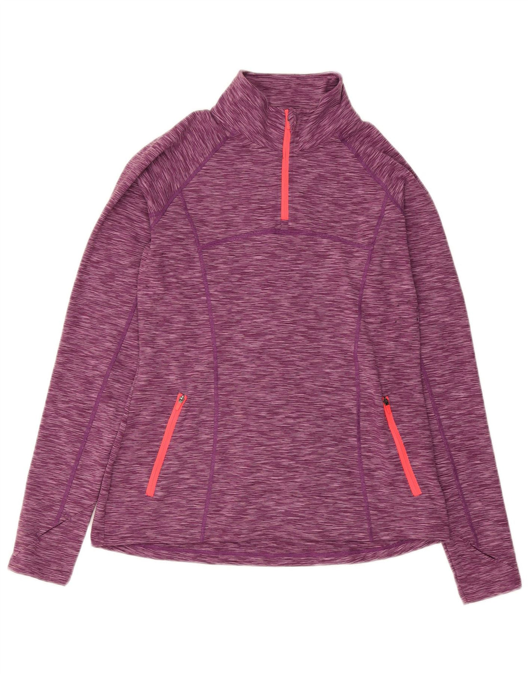 Mountain Warehouse Womens Pullover Tracksuit Top UK 12 Medium Purple