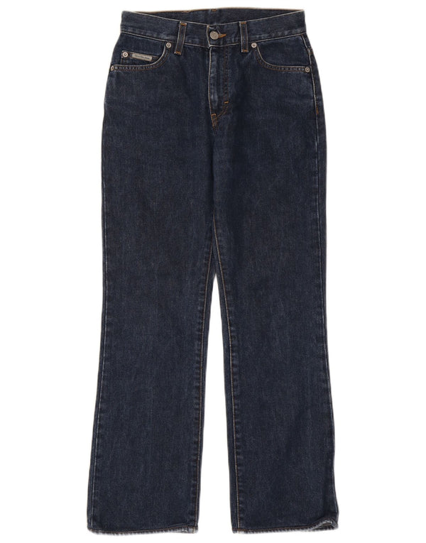 Jeans dritti da donna Calvin Klein W26 L27 Blu