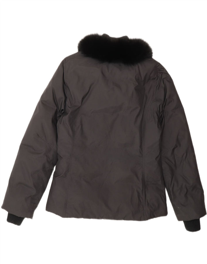 MARELLA Womens Padded Jacket UK 12 Medium Black Vintage Marella and Second-Hand Marella from Messina Hembry 