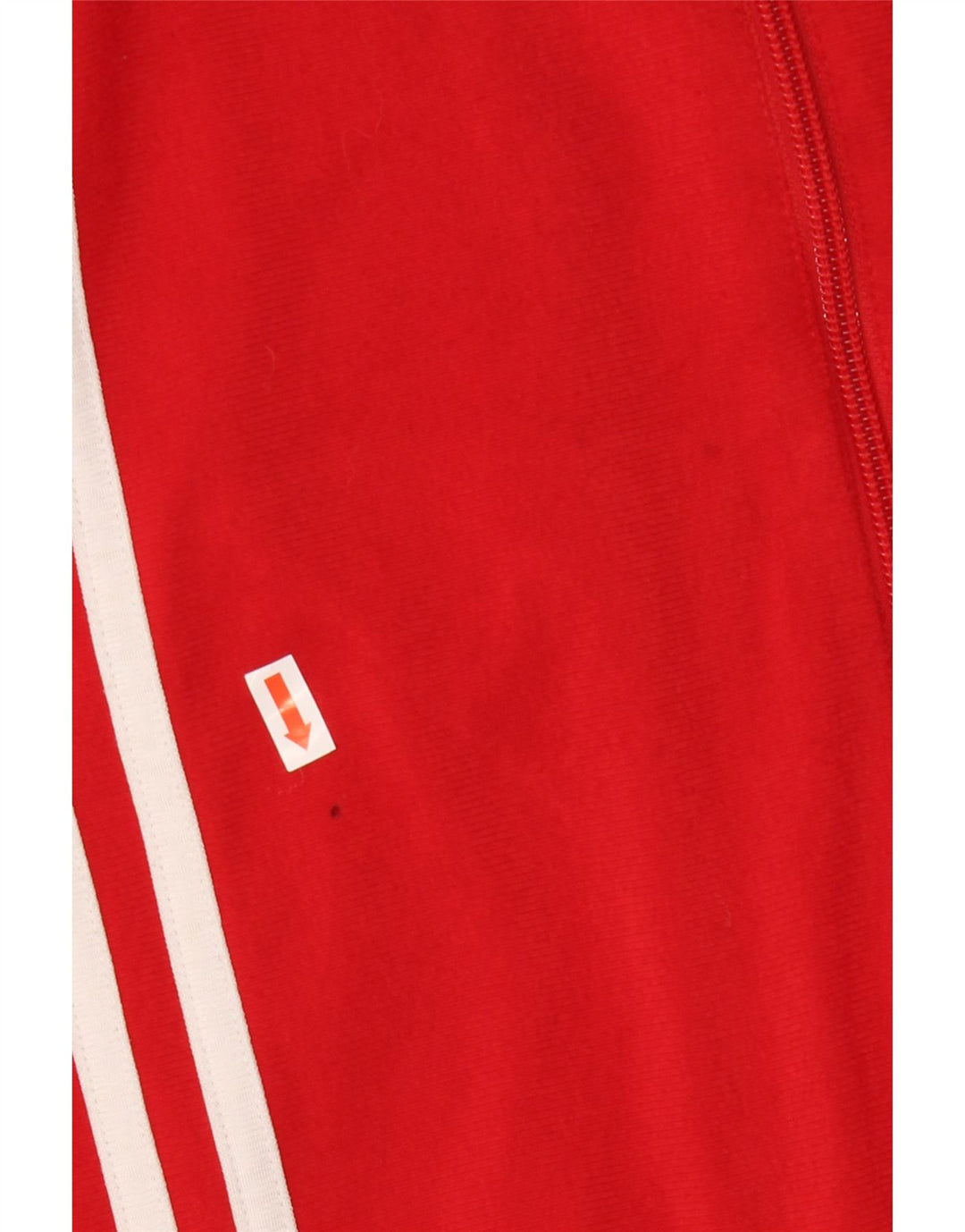 ADIDAS Træningsdragt til mænd, topjakke UK 40/42 Medium Rød Colourblock Polyester