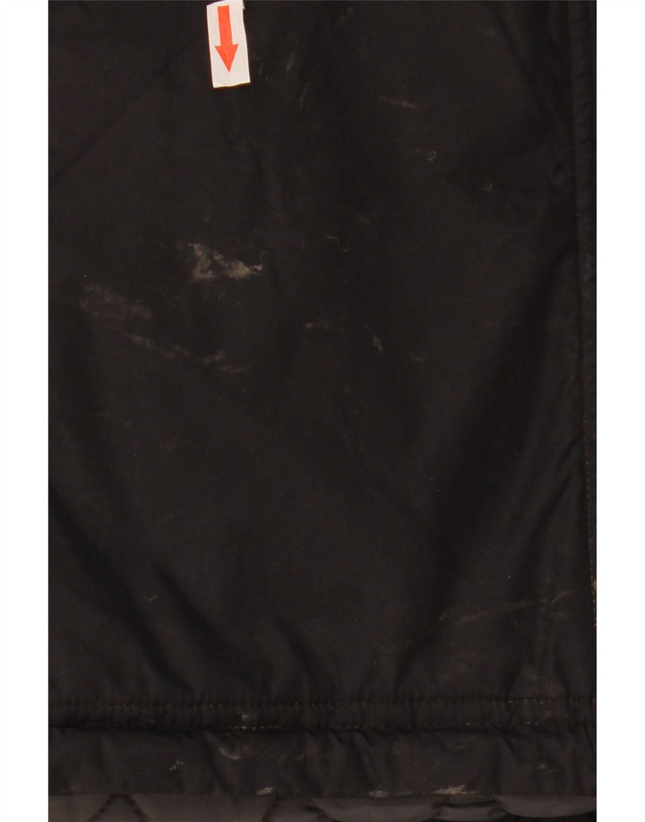 Adidas Boys Graphic Padded Coat 15-16 Years Black Polyamide