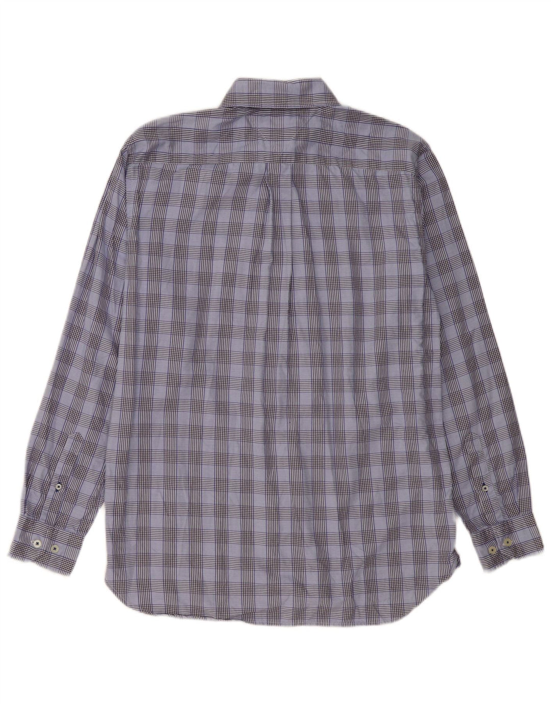 TOMMY HILFIGER Mens Shirt Medium Blue Check Cotton