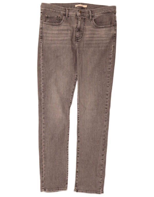 Levi's Womens 312 Shaping Slim Jeans W31 L32 Γκρι βαμβακερό