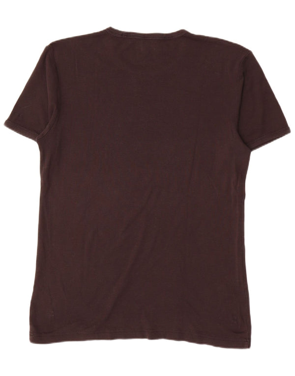 G-Star Dame Grafisk T-Shirt Top UK 18 XL Sort Bomuld