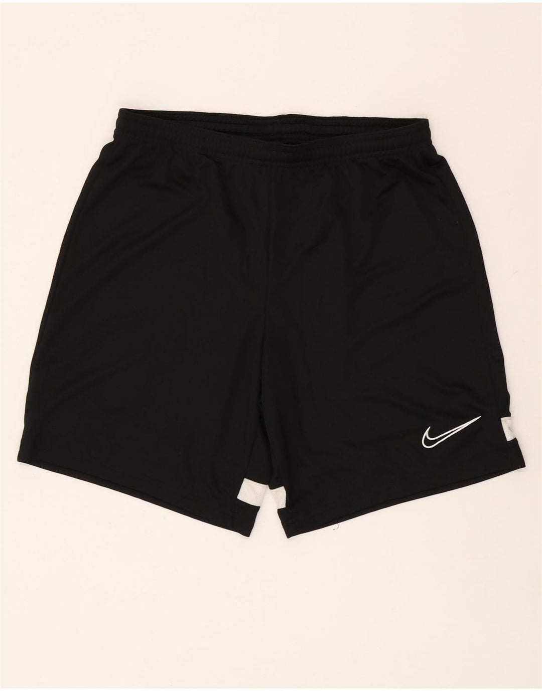 Nike Herre Dri Fit Sportshorts Medium Sort Colourblock Polyester