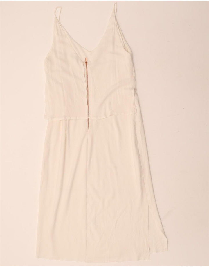 Zara Womens Slip Dress UK 14 Large White