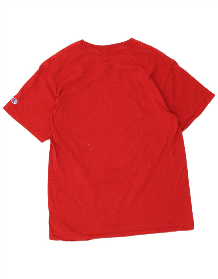 T-shirt grafica da uomo Champion Top rossa media