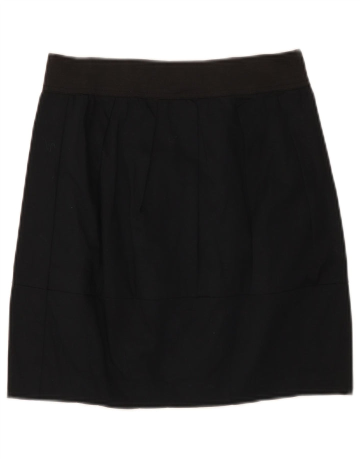 Dkny Womens Mini Skirt Medium W28 Black Cotton