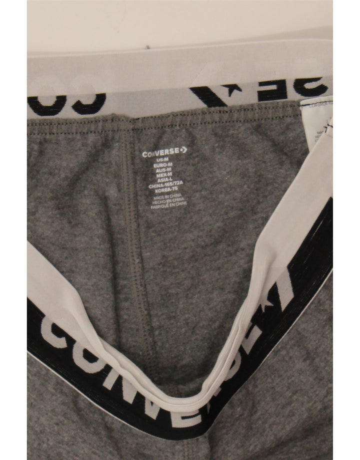 CONVERSE Womens Graphic Leggings UK 12 Medium Grey Cotton Vintage Converse and Second-Hand Converse from Messina Hembry 