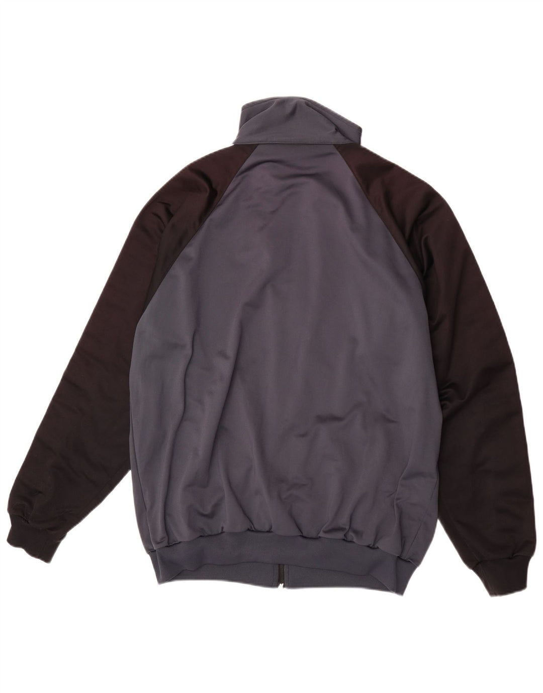Giacca da tuta grafica da uomo Kappa XL in poliestere color block grigio