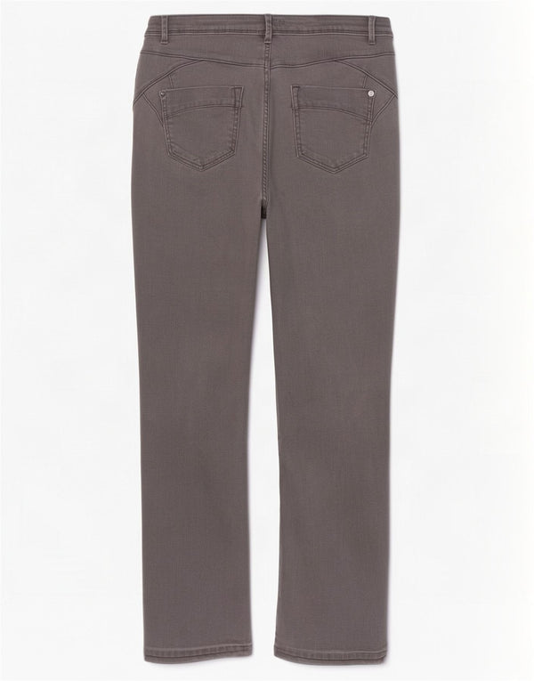 Marks & Spencer Womens Crop Slim Jeans UK 12 Medium W30 L26 Grey Cotton