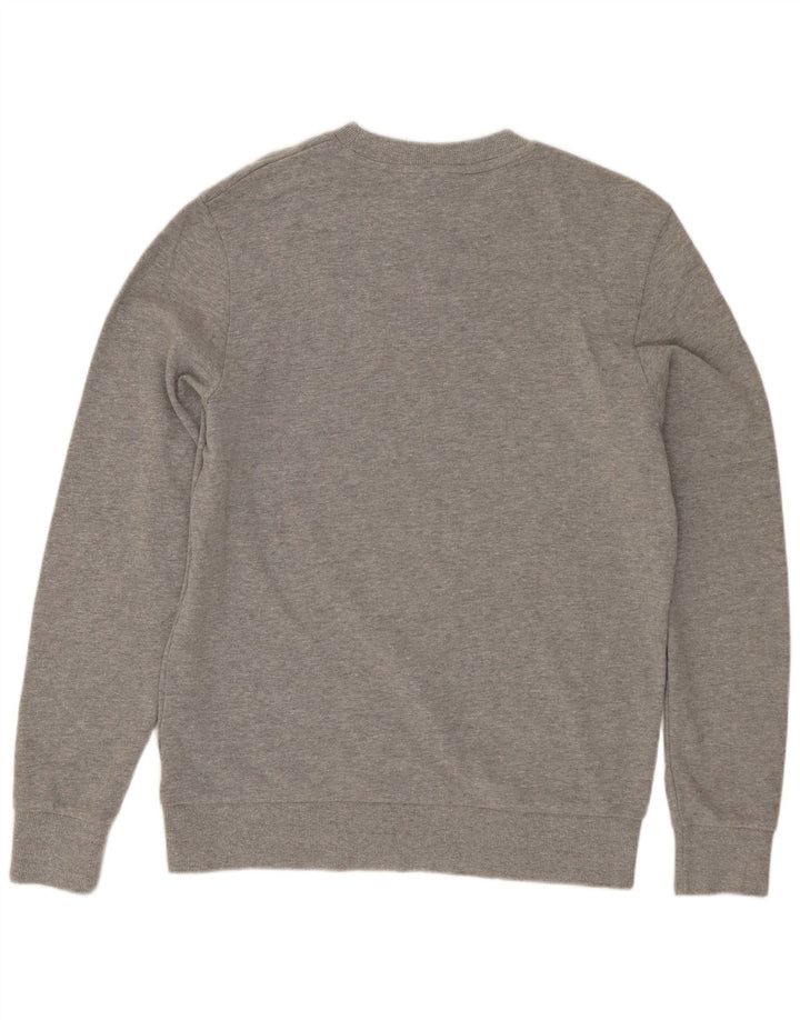 Jack & Jones Mens Sweatshirt Jumper Medium Grey Flecked Cotton