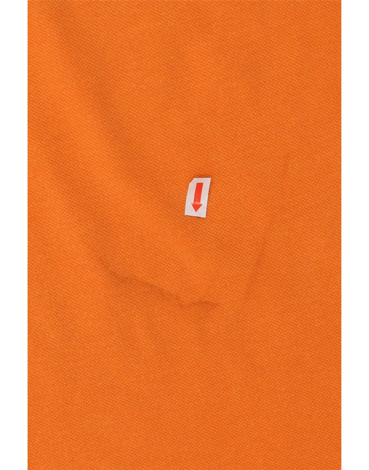 TIMBERLAND Mens Polo Shirt Large Orange