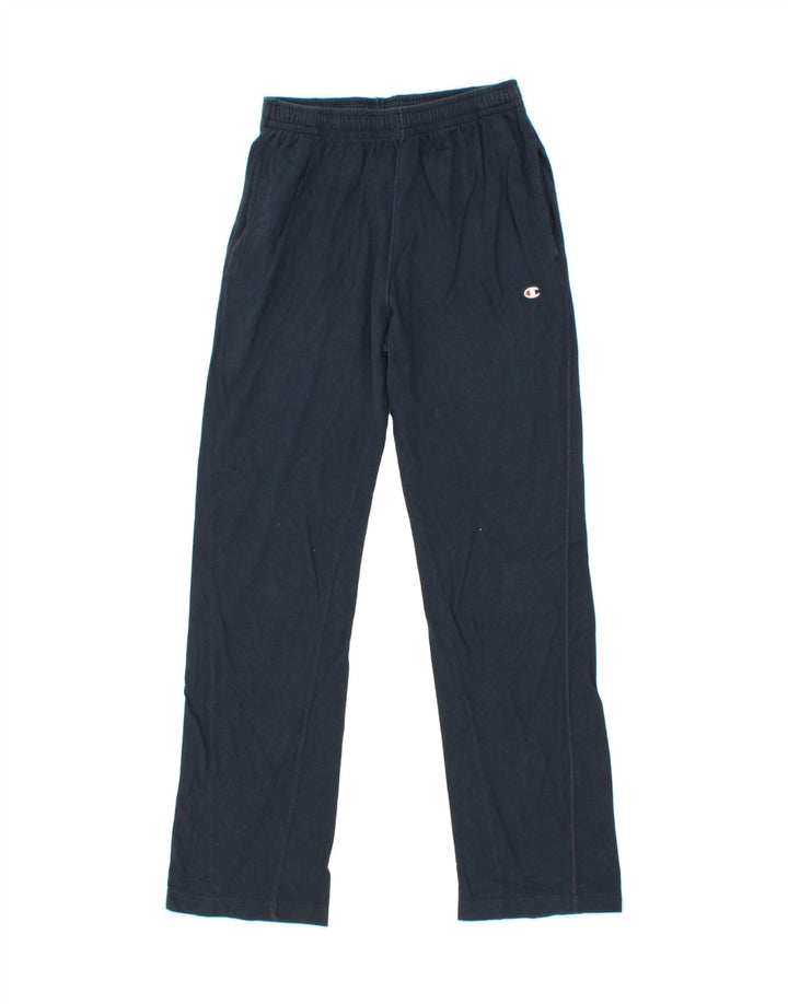 CHAMPION Womens Tracksuit Trousers UK 12 Medium Navy Blue Vintage Champion and Second-Hand Champion from Messina Hembry 