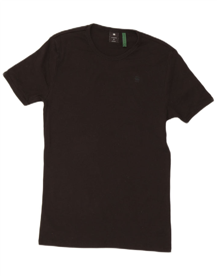 G-STAR Mens T-Shirt Top Medium Black Cotton