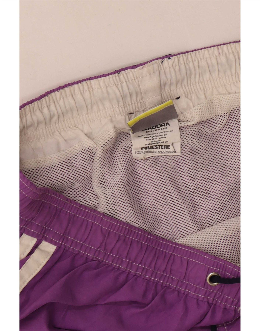 Diadora Mens Swimming Shorts Large Purple Polyester