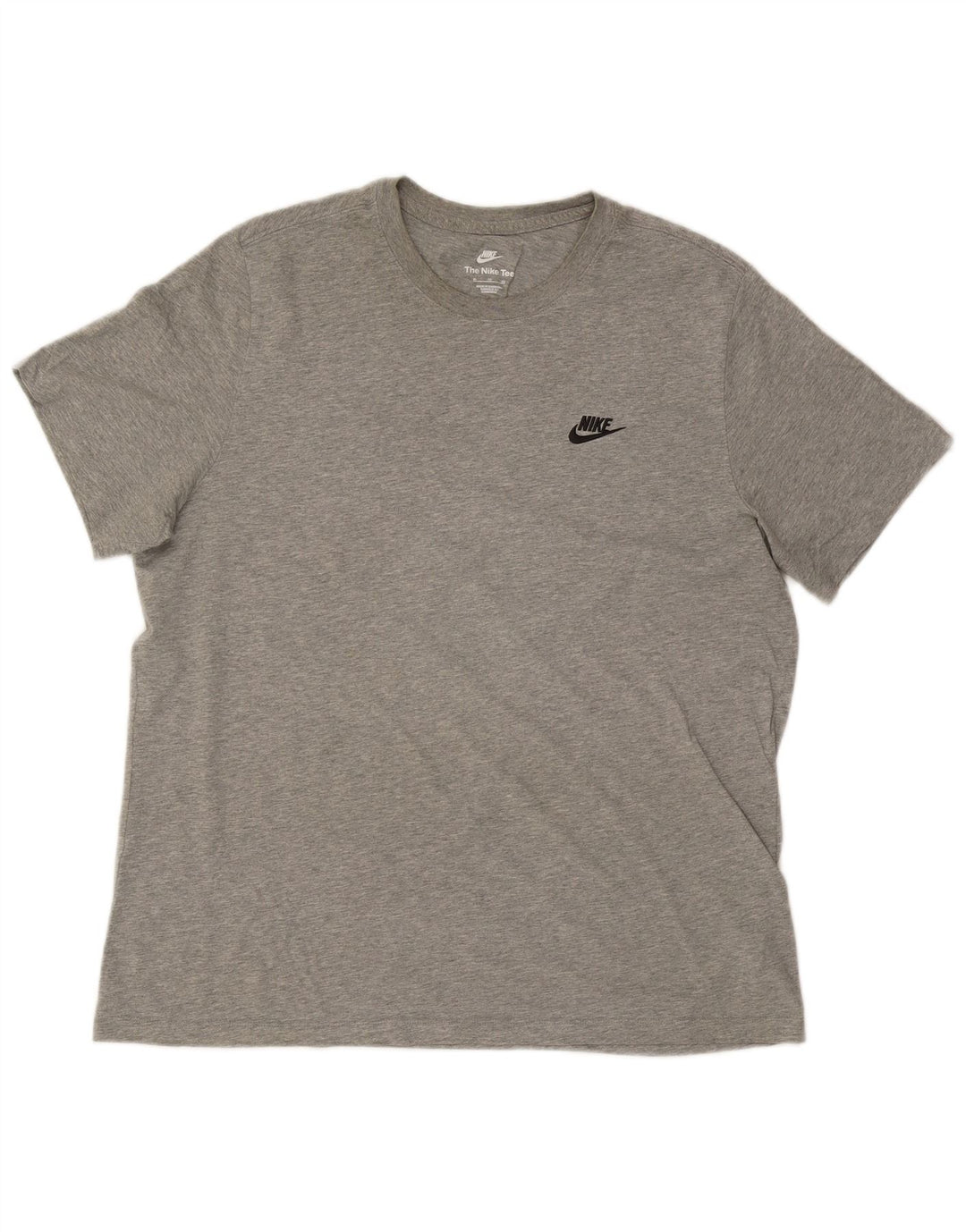 Nike Mens T-Shirt Top XL Grey Cotton