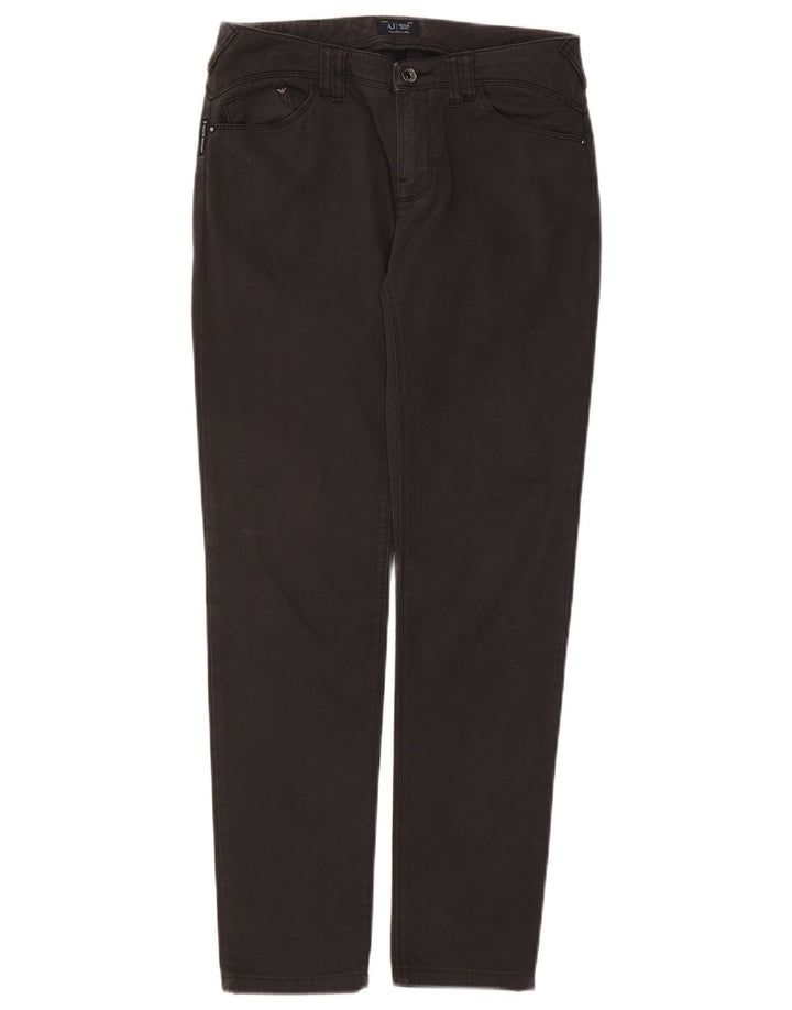 Armani Womens Slim Jeans W28 L28 Black Cotton