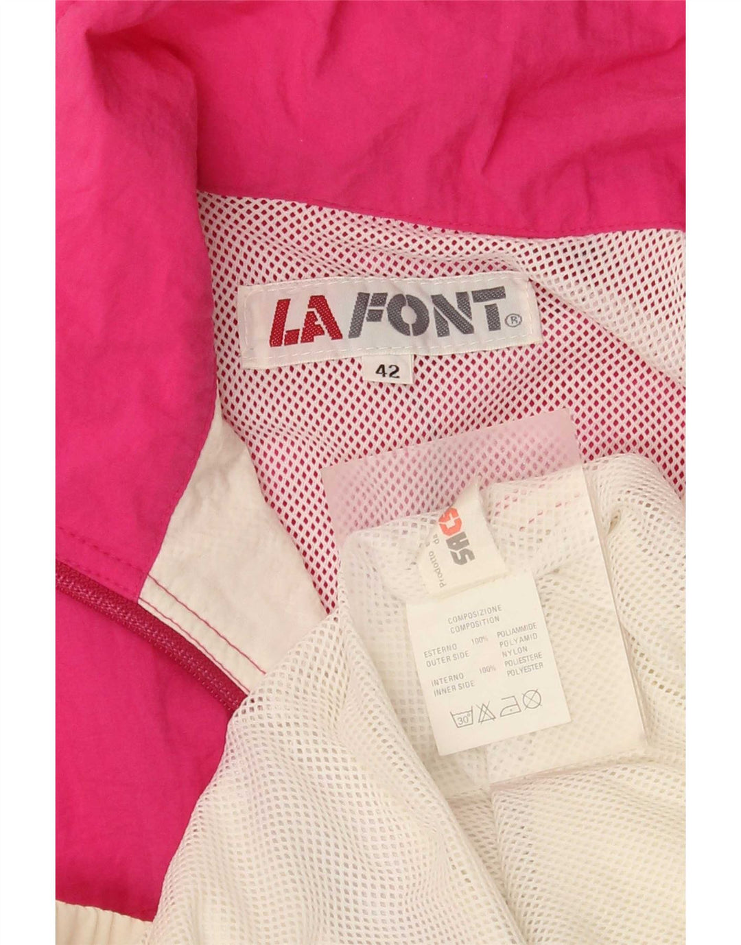 La Font Γυναικεία φόρμα Oversized Top Jacket IT 42 Medium White Floral