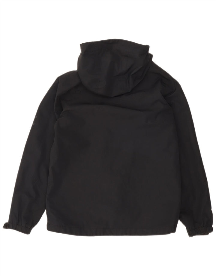 BERGHAUS Boys Hooded Rain Jacket 11-12 Years Navy Blue Polyester