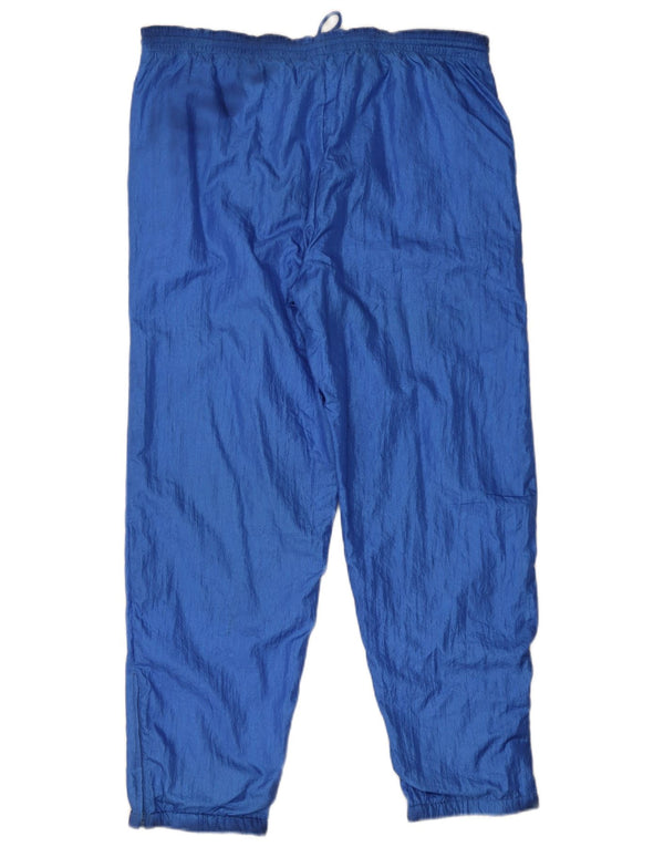 Diadora Pantalon De Survêtement Joggers Large Bleu Colorblock Polyamide Homme