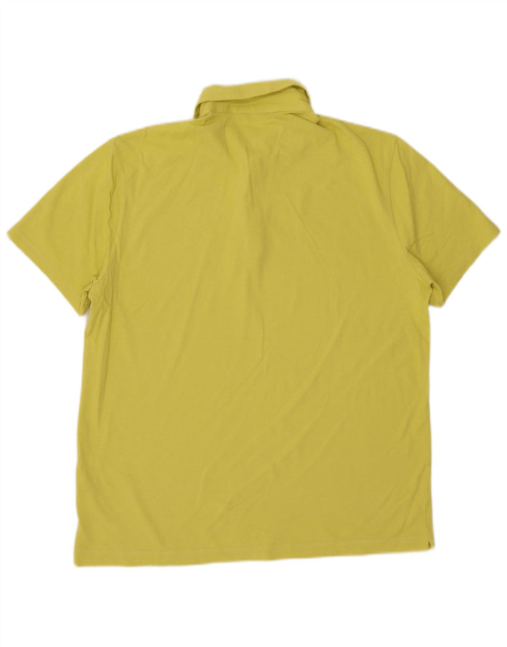Massimo Dutti Polo Homme Grand Jaune Coton