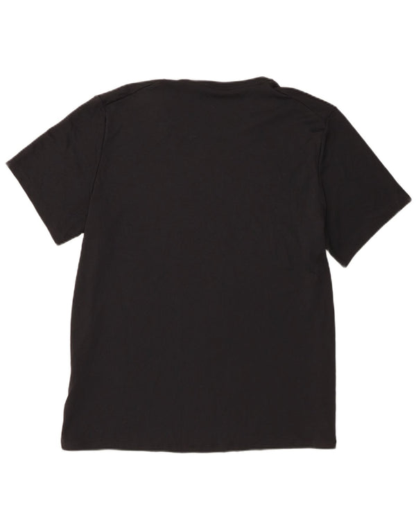Nike Hommes Dri Fit T-Shirt Haut Large Noir Polyester