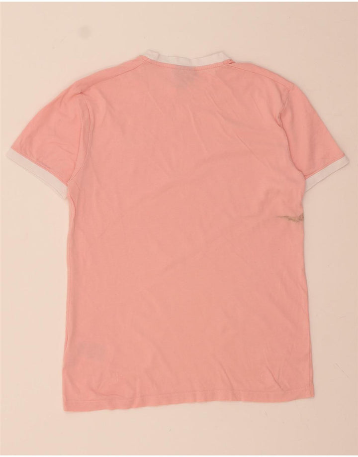 ELLESSE Mens T-Shirt Top Small Pink Cotton Vintage Ellesse and Second-Hand Ellesse from Messina Hembry 