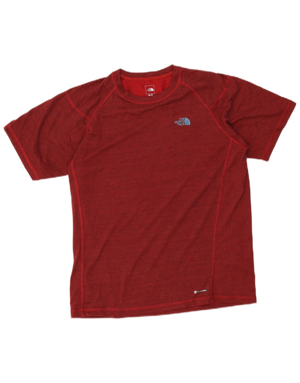 The North Face Herre T-Shirt Top Medium Rød Flecked Polyester