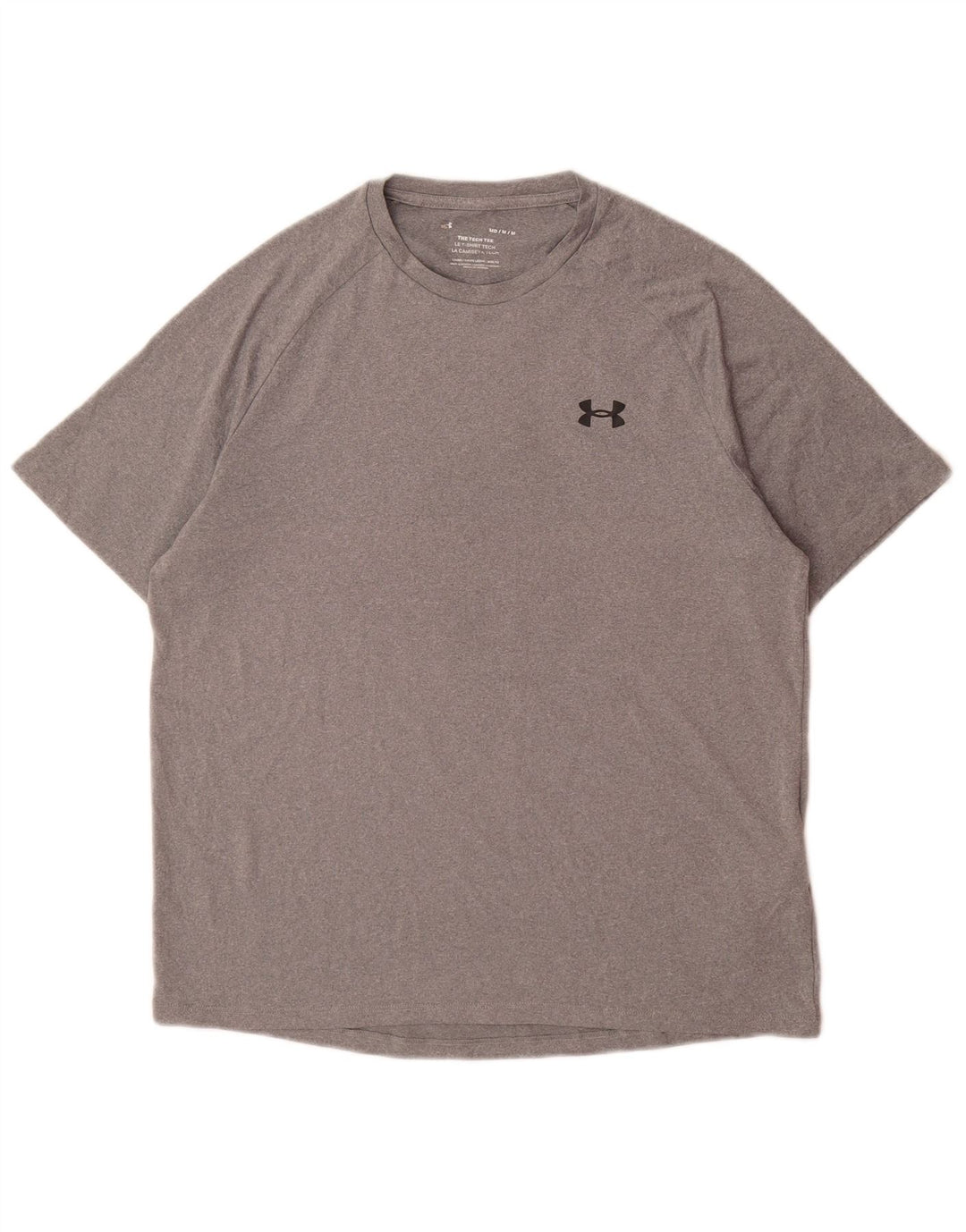 Under Armour T-Shirt Homme Gris Moyen Polyester