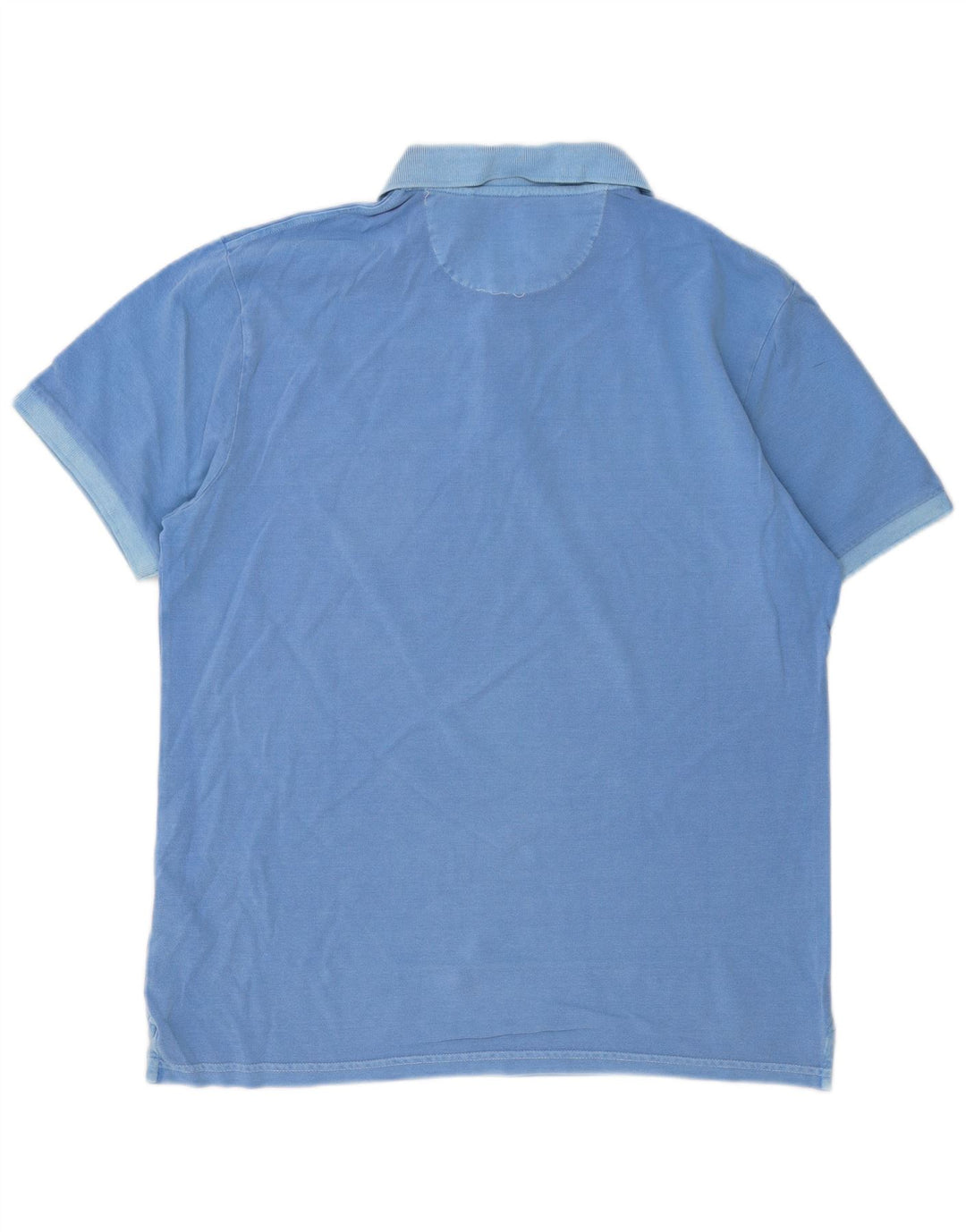 Gant Mens Polo Shirt Large Blue Cotton